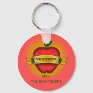 Porte-clés Le Porte - clé Apple vintage de professeur