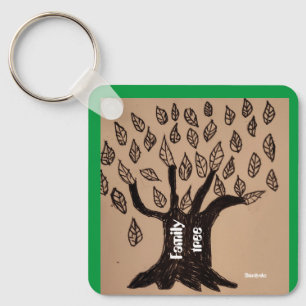 PORTE-CLÉS LE PORTE - CLÉ ARBRE FAMILIAL