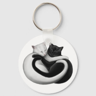 Porte-clés Le porte - clé de chats d'amour