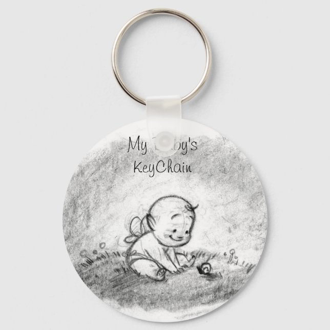 Porte-clés Le Porte - clé de mon bébé (Recto)