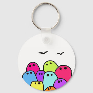 Porte-clés le porte - clé des bloubs