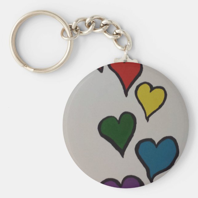 Porte-clés Le porte - clé des coeurs (Devant)