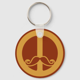 Porte-clés Le porte - clé Peace Stache