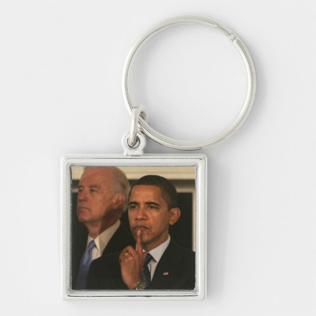 Porte-clés Le Président Barack Obama et vice-président (Devant)