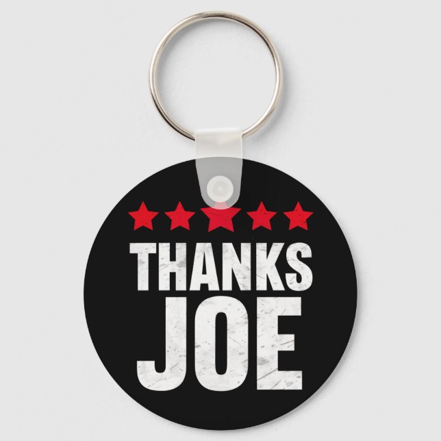Porte-clés Le président Merci Merci Joe Biden remercie Joe (Recto)