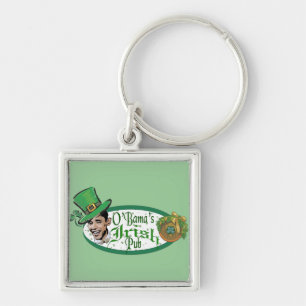Porte-clés Le pub irlandais d'Obama