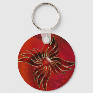 Porte-clés Le rouge comme Porte - clé de flamme