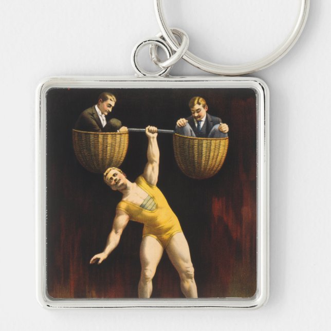 Porte-clés Le Sandow Eugen Sandow Vaudeville Weightlifter (Devant)
