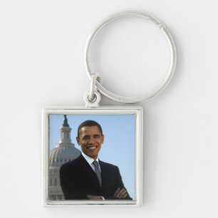 Porte-clés Le sénateur Portrait, le président américain Barac