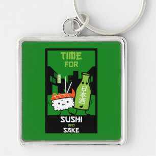 Porte-clés Le Sushi Et Le Sake