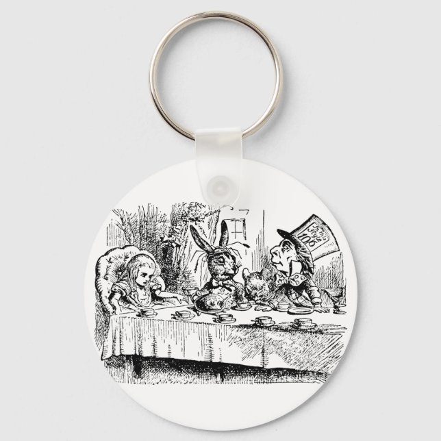 Porte-clés Le Tea Party de Mad Hatter (Recto)