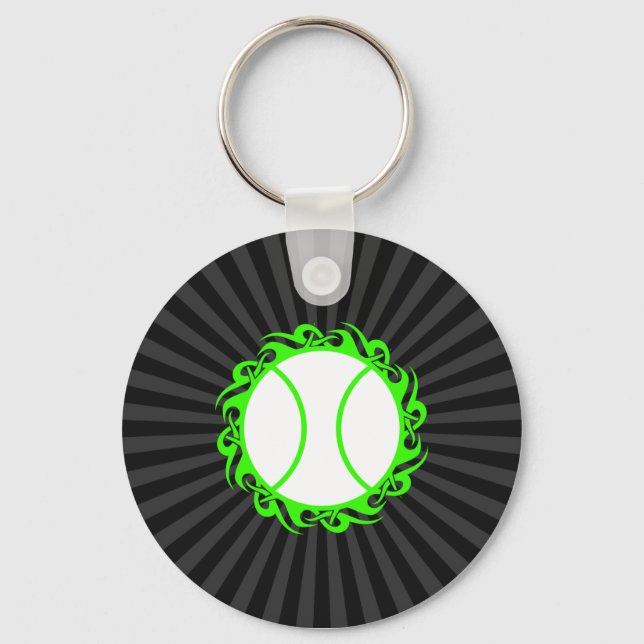 Porte-clés le tennis. tribal. (Recto)