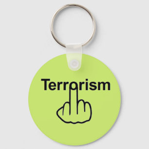 Porte-clés Le terrorisme porte - clé en marche
