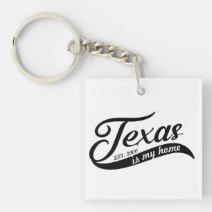 Porte-clés Le Texas est mon Porte - clé acrylique de typerfac