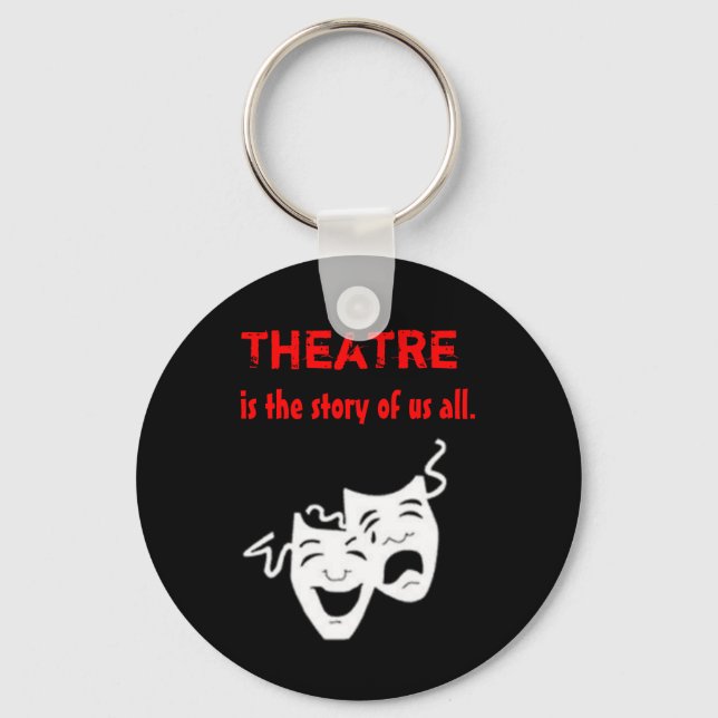 Porte-clés Le théâtre est l'histoire de nous tous. (Recto)