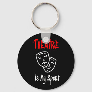 Porte-clés Le théâtre est mon sport