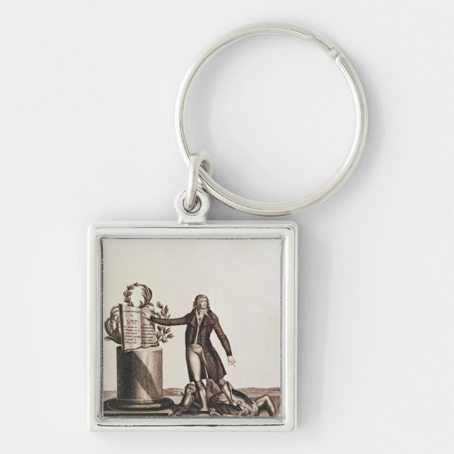 Porte-clés Le tyran de la révolution écrasée (Devant)