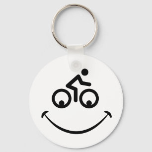 Porte-clés Le visage de la bicyclette. Race tour, vélo de cou