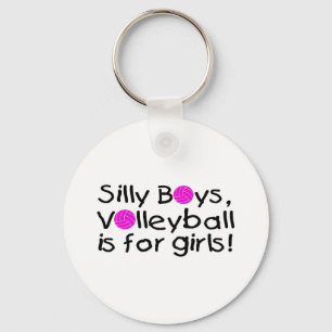 Porte-clés Le volleyball idiot de garçons est pour des fille