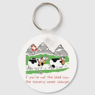 Porte-clés Lead Cow Keychain