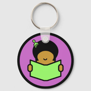 Porte-clés Lecteur d'Afro - porte - clé