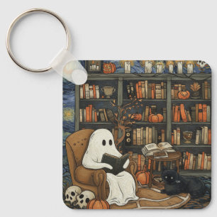 Porte-clés Lecteur de livre fantôme Lecture Livre Literature