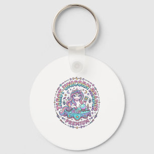 Porte-clés Lecteur de Tarot Licorne Premium Impression Drôle 