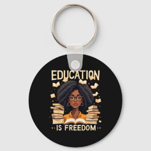 Porte-clés L'Éducation Est La Liberté Fière Des Enseignants A