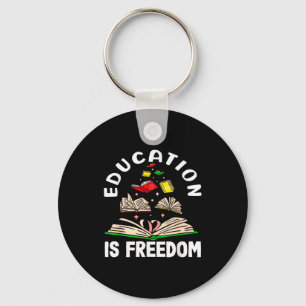 Porte-clés L'éducation est la liberté mois de l'histoire des