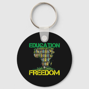 Porte-clés L'éducation est liberté Histoire noire Mois Afriqu