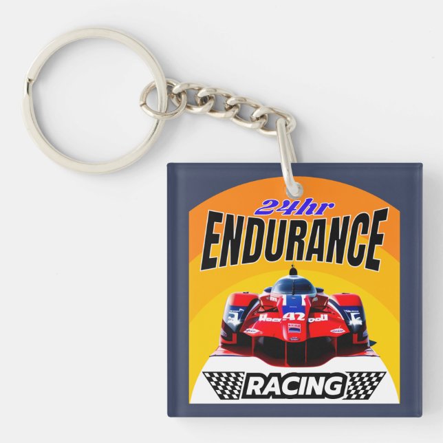 Porte-clés Légendes de vitesse : 24h Endurance Racer (Devant)