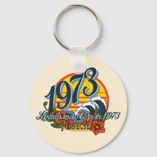 Porte-clés légendes sont nées en 1973 bouton