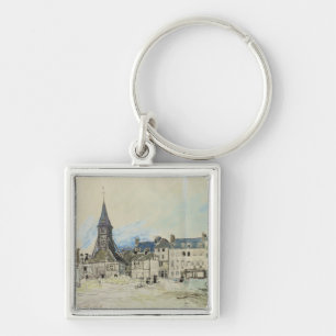 Porte-clés L'église de Sainte-Catherine, Honfleur, 1864