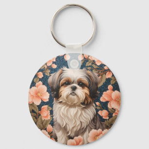 Porte-clés L'Élégant Chih Tzu Chien William Morris Inspiré