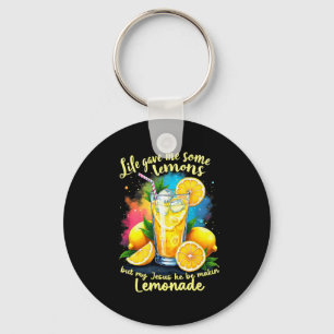 Porte-clés Lemonade Bible La Vie M'a Donné Quelques Citrons J
