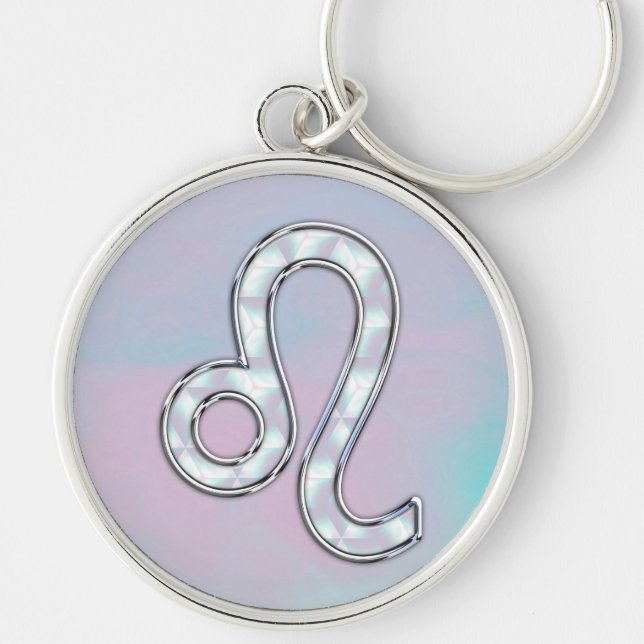 Porte-clés Léo Connexion Pastels Nacre Mère de style Pearl (Devant)