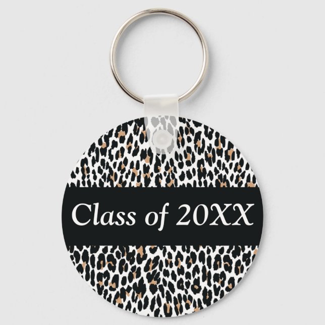Porte-clés Leopard Classe Personnalisée De Porte - clé (Recto)