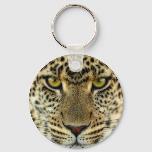 Porte-clés Léopard féroce (Recto)