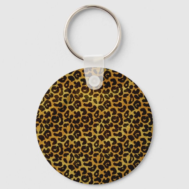 Porte-clés Léopard Fourre Imprimer Motif animal (Recto)