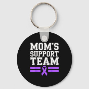 Porte-clés L'équipe de soutien de maman, famille, sensibilisa