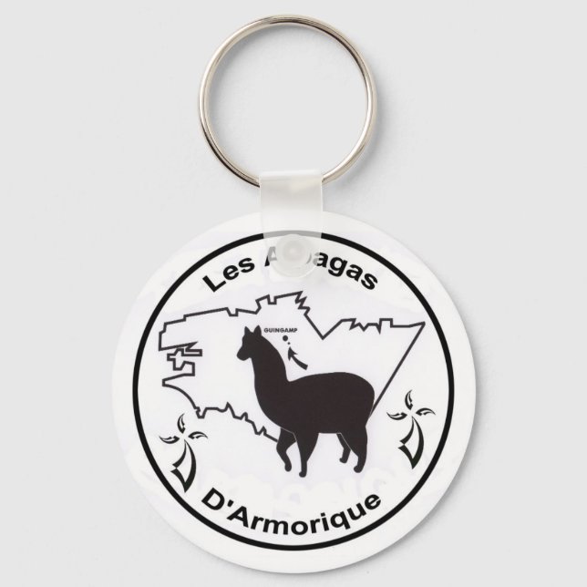 Porte-clés Les Alpagas D'Armorique (Recto)