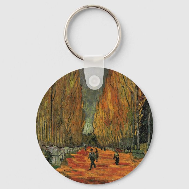 Porte-clés Les Alyscamps (cimetière) par Vincent van Gogh (Recto)