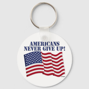 PORTE-CLÉS LES AMÉRICAINS N'ABANDONNENT JAMAIS !