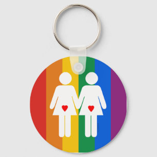 Porte-clés Les amoureux lesbiennes -