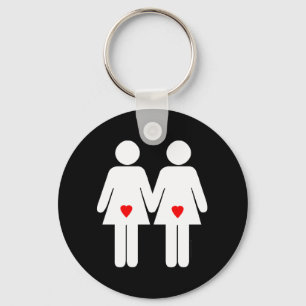 Porte-clés Les amoureux lesbiennes -