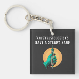 Porte-clés Les anesthésiologistes ont une anesthésiologie man