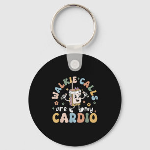 Porte-clés Les Appels de Talkie-Walkie Sont Mon Cardio