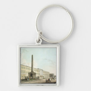 Porte-clés Les bâtiments des auteurs, Calcutta, plaquent 30