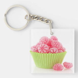 Porte-clés Les bonbons savoureux à sucrerie de framboise dan
