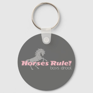 Porte-clés Les Chevaux gouvernent Les Garçons Drool